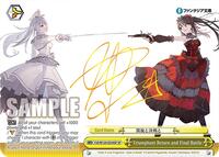 Triumphant Return and Final Battle (SP) SR waifu card — Weiss Schwarz