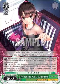 Megumi (SR) SR waifu card — Weiss Schwarz