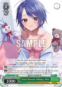 Akira (SR) SR waifu card — Weiss Schwarz