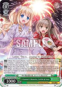 Latifah & Isuzu (SR) SR waifu card — Weiss Schwarz