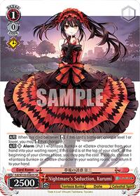 Kurumi (SR) SR waifu card — Weiss Schwarz