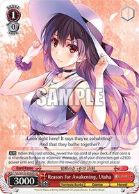 Utaha (SR) SR waifu card — Weiss Schwarz