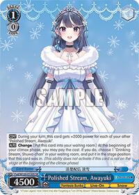 Awayuki (SR) SR waifu card — Weiss Schwarz