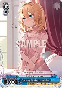 Anisphia (SR) SR waifu card — Weiss Schwarz