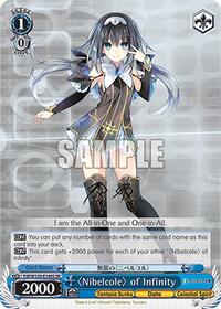 "Nibelcole" of Infinity (SR) SR waifu card — Weiss Schwarz