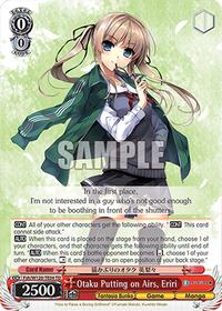 Eriri TrialDeck waifu card — Weiss Schwarz