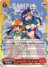 Lina & Naga TrialDeck waifu card — Weiss Schwarz