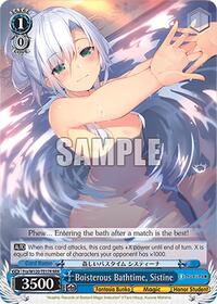 Sistine TrialDeck waifu card — Weiss Schwarz