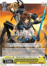 Nina & Layfon U waifu card — Weiss Schwarz