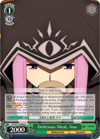 Ana C waifu card — Weiss Schwarz