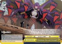Enormous Size and Strength CC waifu card — Weiss Schwarz