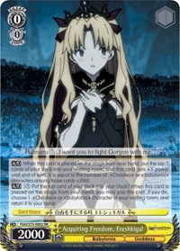 Ereshkigal RR waifu card — Weiss Schwarz