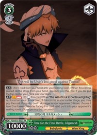 Gilgamesh RR waifu card — Weiss Schwarz
