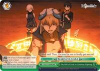 The Will of Uruk to Continue Fighting (RRR) RRR waifu card — Weiss Schwarz