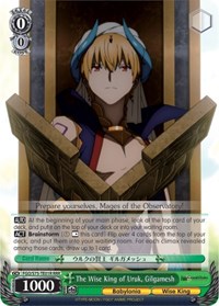 Gilgamesh (RRR) RRR waifu card — Weiss Schwarz