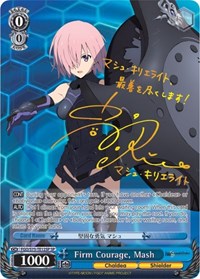 Mash (SP) SR waifu card — Weiss Schwarz