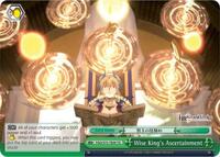 Wise King's Ascertainment TrialDeck waifu card — Weiss Schwarz