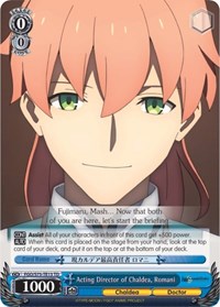 Romani TrialDeck waifu card — Weiss Schwarz