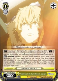Gawain C waifu card — Weiss Schwarz
