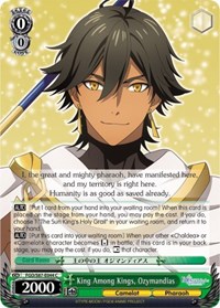 Ozymandias C waifu card — Weiss Schwarz
