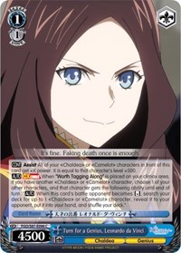 Leonardo da Vinci C waifu card — Weiss Schwarz