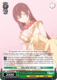Xuanzang Sanzang R waifu card — Weiss Schwarz