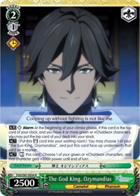 Ozymandias R waifu card — Weiss Schwarz