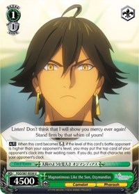 Ozymandias U waifu card — Weiss Schwarz