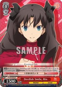 Rin R waifu card — Weiss Schwarz