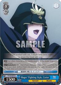 Caster R waifu card — Weiss Schwarz