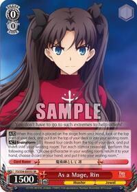 Rin (SR) SR waifu card — Weiss Schwarz