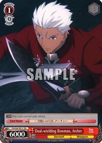 Archer TrialDeck waifu card — Weiss Schwarz