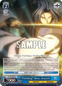 Assassin U waifu card — Weiss Schwarz