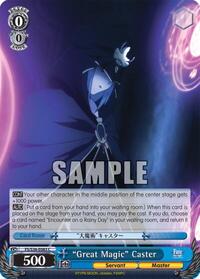 "Great Magic" Caster C waifu card — Weiss Schwarz