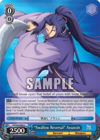 "Swallow Reversal" Assassin C waifu card — Weiss Schwarz