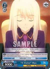 "A Visitor" Illya C waifu card — Weiss Schwarz