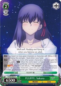Sakura R waifu card — Weiss Schwarz