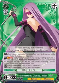 Rider RR waifu card — Weiss Schwarz