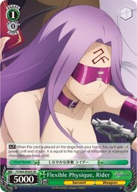 Rider SR waifu card — Weiss Schwarz