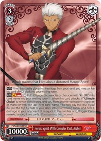 Archer SR waifu card — Weiss Schwarz