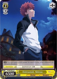 Shirou U waifu card — Weiss Schwarz