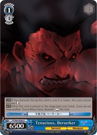 Berserker U waifu card — Weiss Schwarz