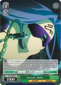 Rider C waifu card — Weiss Schwarz
