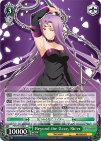Rider R waifu card — Weiss Schwarz