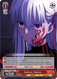 Sakura U waifu card — Weiss Schwarz