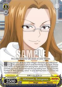 Evergreen C waifu card — Weiss Schwarz