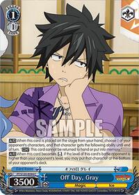 Gray C waifu card — Weiss Schwarz