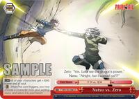 Natsu vs. Zero CR waifu card — Weiss Schwarz
