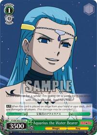Aquarius the Water Bearer U waifu card — Weiss Schwarz
