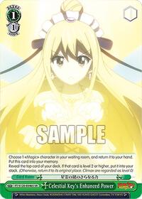 Celestial Key's Enhanced Power (SR) SR waifu card — Weiss Schwarz